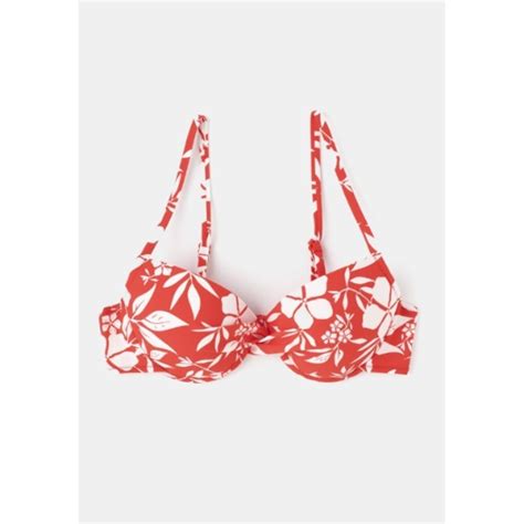 Haut de bikini femme rouge TEX à Prix Carrefour