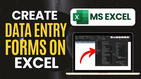 How To Create Data Entry Forms In Excel Easy Youtube