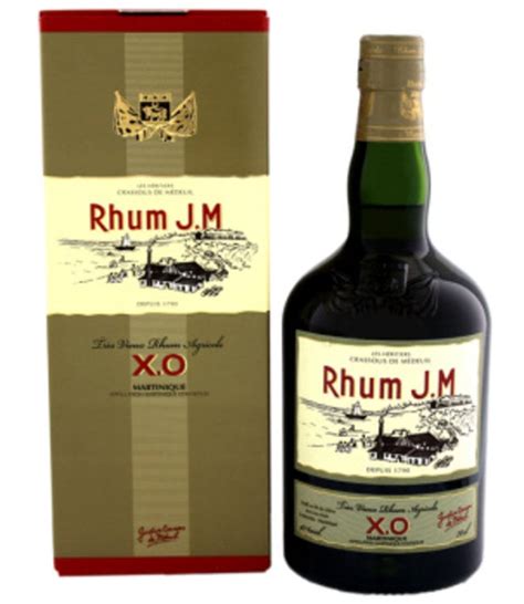 JM Rhum Très Vieux XO 700ml Gift Box Luxurious Drinks