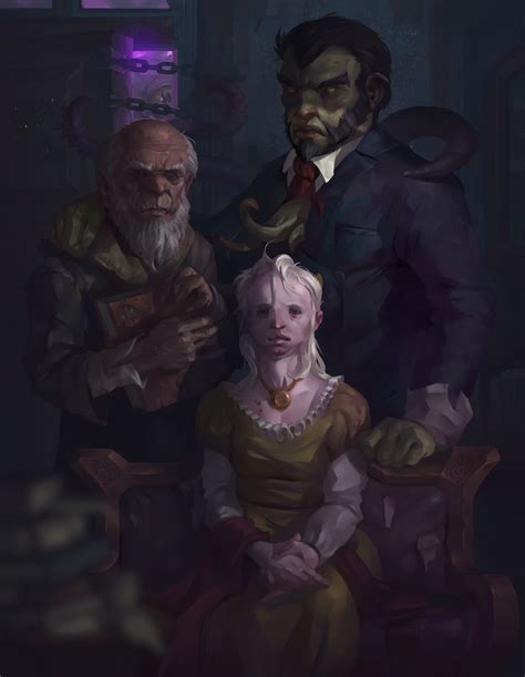 ArtStation - Whateley family - based on H. P. Lovecraft's The Dunwich