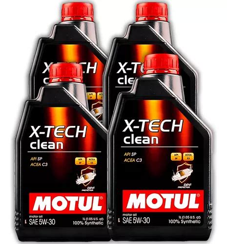 Kit Leo Motor De Carro Motul X Tech Clean W Litros