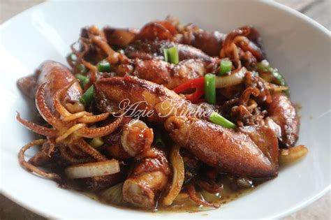 Sotong Masak Kicap Mudah Dan Sedap Azie Kitchen