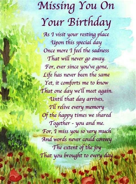 Happy Birthday In Heaven Poem