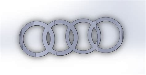 Archivo Stl Gratis Ilusión Del Logotipo Del Modelo De Audi・plan De La