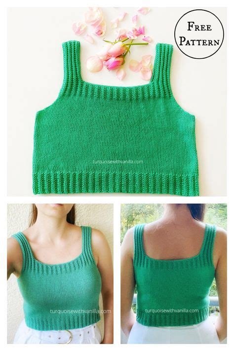 Simple Summer Tank Top Knitting Pattern Artofit