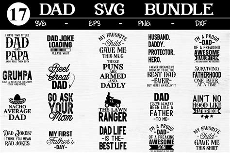 Fathers Day Bundle Svg Dad Svg Bundle Graphic By Svgcraft · Creative Fabrica