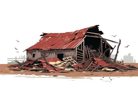 Destroyed Barn Stock Illustrations 31 Destroyed Barn Stock