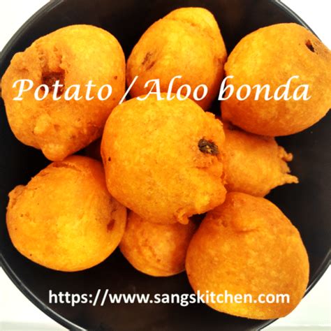 Potato Bonda Aloo Bonda Urulaikilangu Bonda Recipe Sangskitchen