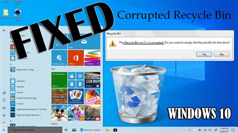 Fix Corrupted Recycle Bin Windows 10 EASY SOLUTIONS