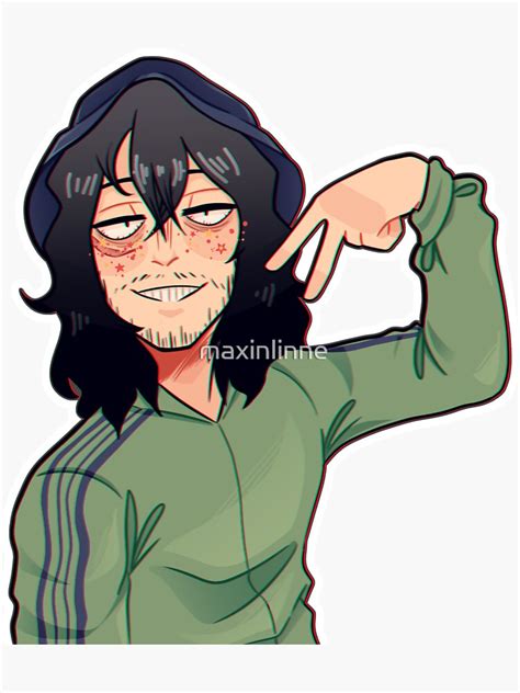 Aizawa Eraserhead Mha Sticker For Sale By Maxinlinne Redbubble