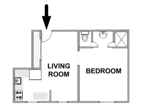 Paris Apartment 1 Bedroom Apartment Rental In Le Marais Pa 4842
