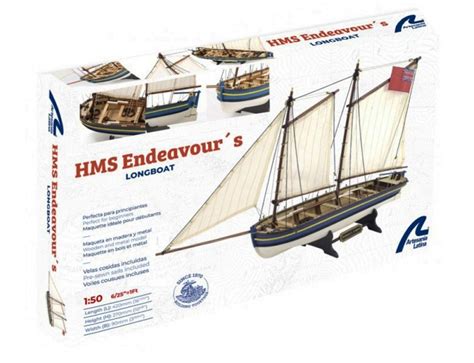 Szalupa HMS Endeavour 1 50 19005 ARTESANIA LATINA Modelarnia Pl