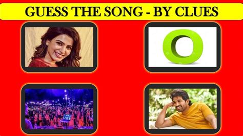 Guess The Tamil Song By Picture Clues Find The Song Jan