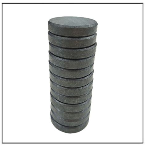 Pot Magnets Round Ferrite Ceramic Magnets Suitable For Crafting