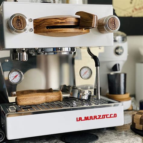 Walnut Wood Kit For La Marzocco Linea Mini Bottomless Naked Portafilter