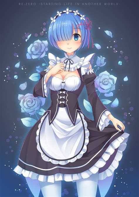 Anime Anime Girls Rezero Kara Hajimeru Isekai Seikatsu Rem Re