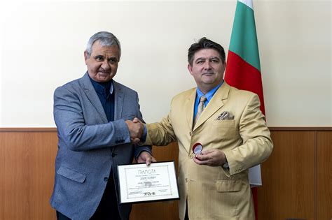 Недко Недков и инж. Михаил Стоев бяха удостоени с Почетния знак на ...