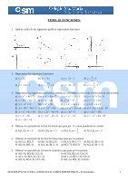 PDF Ejercicios complementarios 4º Matemáticas Tema 10 Funciones