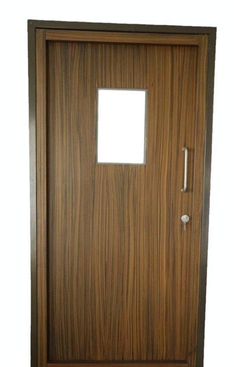 Gi Steel Wood Grain Hmps Doors For Home At Rs Square Meter In