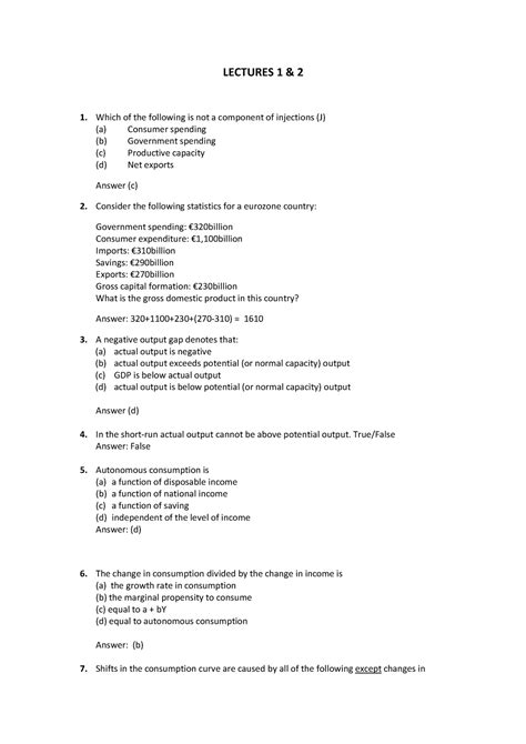 Answers To Td1 Workshop 1 Warning Tt Undefined Function 32 Lectures 1 And 2 Which Of The