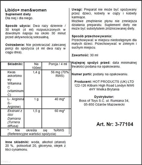 Eliksir miłości krople większa ochota na sex Ceneo pl