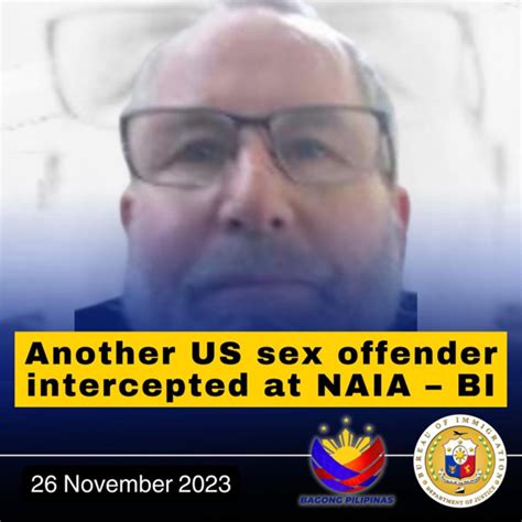 Another Us Sex Offender Intercepted At Naia Bureau Of Immigration