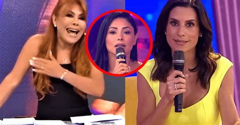 Magaly Medina Encara A María Pía Copello Por Entrevista A Pamela Franco