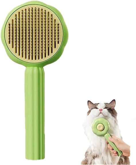 Brosse Nettoyante Pour Poils D Animaux Avec Bouton D Pilation Brosse