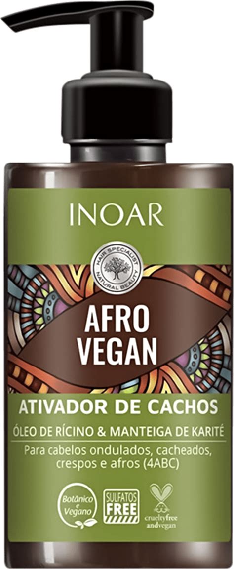 Ativador De Cachos Inoar Afro Vegan Beleza Na Web