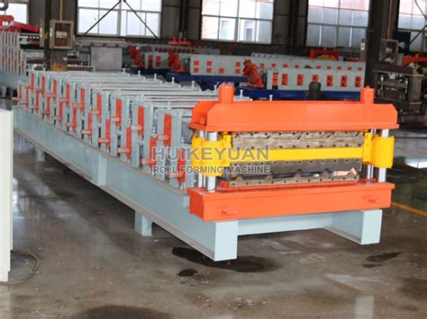 Arc Cut Double Glazed Tile Sheet Metal Roofing Plate Rolling Machine