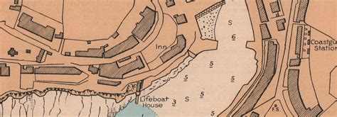 Porthleven Town Plan And Sea Coast Chart Cornwall Admiralty 1943 Old Map