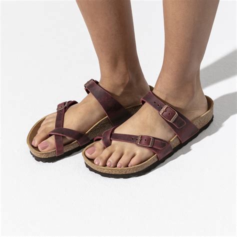 Mayari Oiled Leather Zinfandel Birkenstock