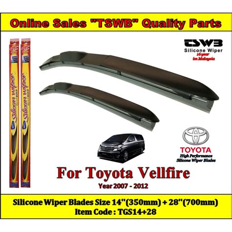 Toyota Vellfire Year New Design Silicone Wiper Blades