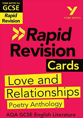 York Notes For Aqa Gcse Rapid Revision Cards Love And