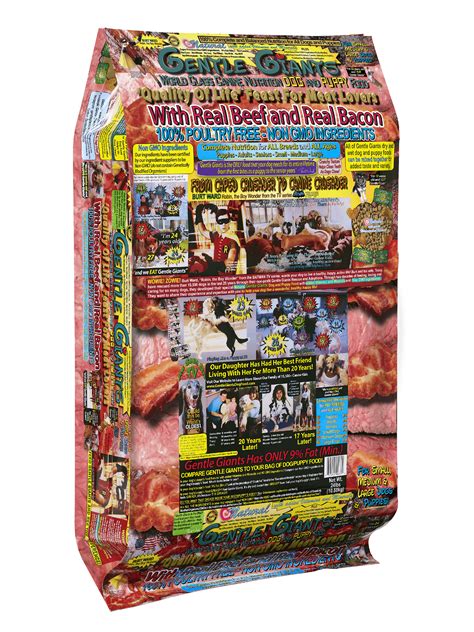 Gentle Giants Canine Nutrition Meat Lovers With Real Beef And Real