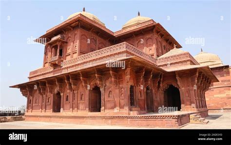 View Of Birbal Palace Inside Fatehpur Sikri Fort Uttar Pradesh India