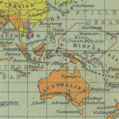 1941 Vintage World Map