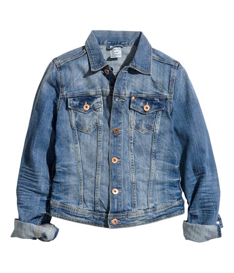 Handm Denim Jacket In Blue Lyst