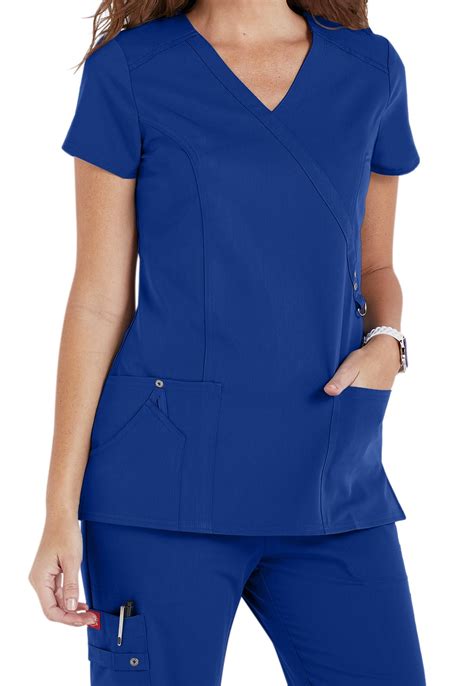 Dickies Xtreme Stretch Mock Wrap Scrub Tops Scrubs And Beyond