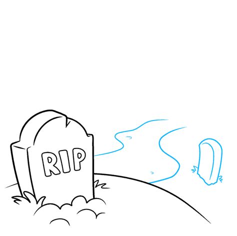 How to Draw a Graveyard - Really Easy Drawing Tutorial