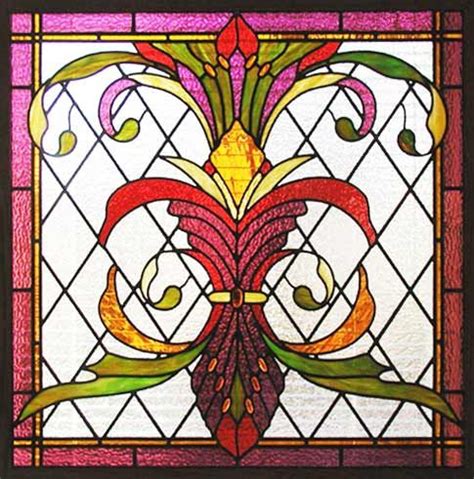 Donation Leaded Stained Glass Window Custom Glass Design Stained