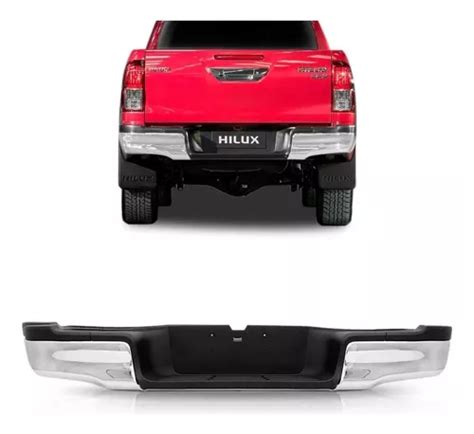 Paragolpe Trasero Toyota Hilux 2016 Cromado Completo