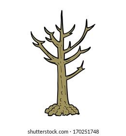 Cartoon Naked Tree Stock Vector Royalty Free Shutterstock