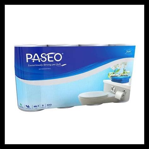 Jual Paseo Elegant Toilet Core Non Emboss 8 Rolls 300S Shopee Indonesia