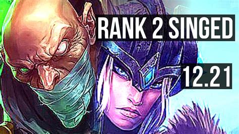 SINGED Vs SEJUANI TOP Rank 2 Singed 3 1 8 KR Grandmaster 12 21