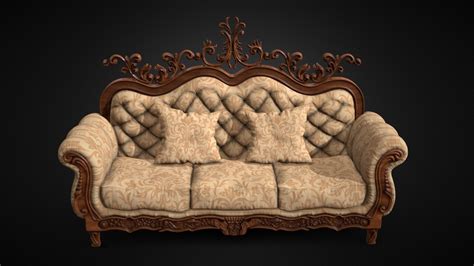 Sofa Download Free 3d Model By Vladislav Mekoy [f476718] Sketchfab