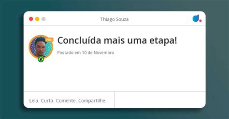 Conclu Da Mais Uma Etapa