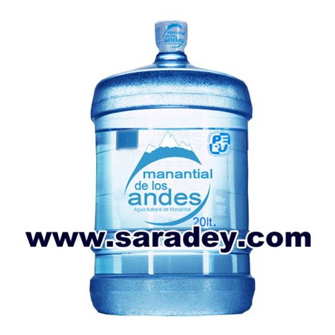 Agua Manantial De Los Andes De 20 Lt Bidon Retornable Saradey