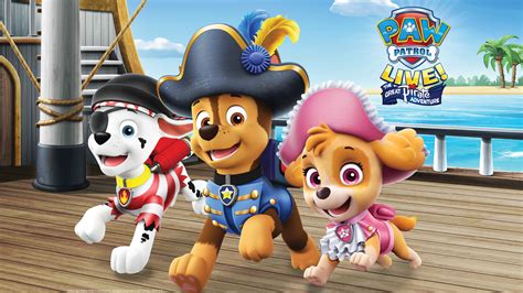 Paw Patrol Live The Great Pirate Adventure Take Action Earn Rewards