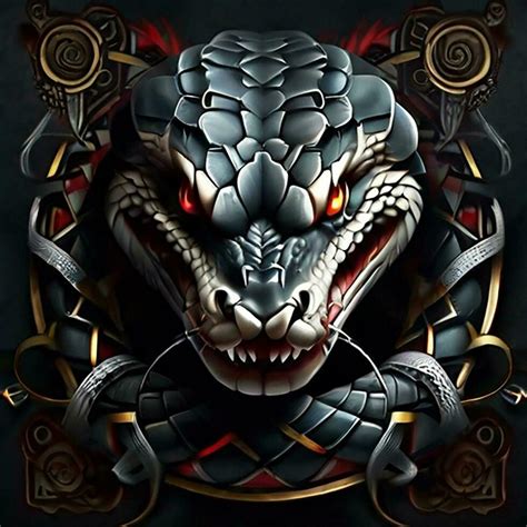 Evil Snake Tattoo 33082985 Stock Photo At Vecteezy